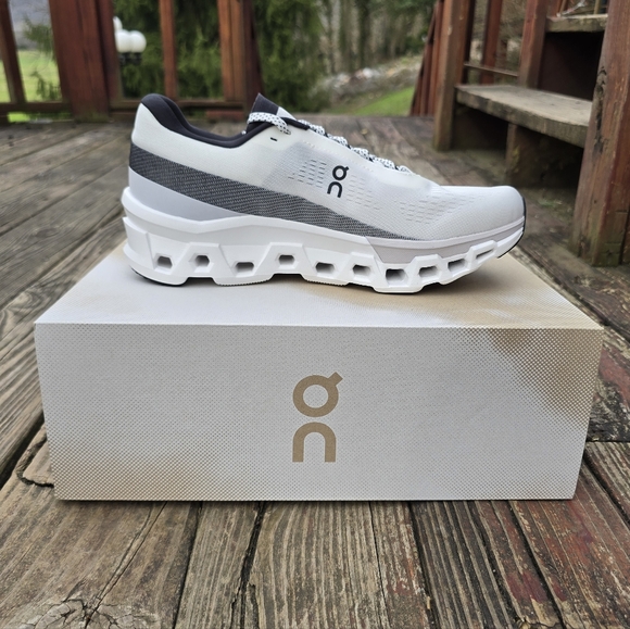 NIB, On Running, Mens, Cloudmonster 2, Undyed Frost, Athletic Shoes, Sz 10 - Picture 2 of 15